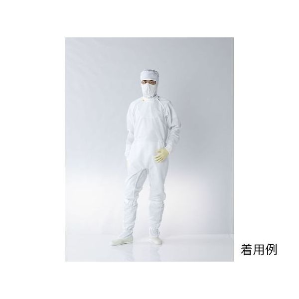東洋リントフリー オートクレーブ対応ツナギ服 白 3L FP1202-01 1着 64-8904-37（直送品）