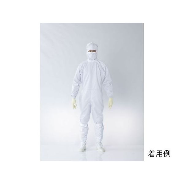 東洋リントフリー オートクレーブ対応ツナギ服 白 S FP1203-01 1着 64-8904-40（直送品）