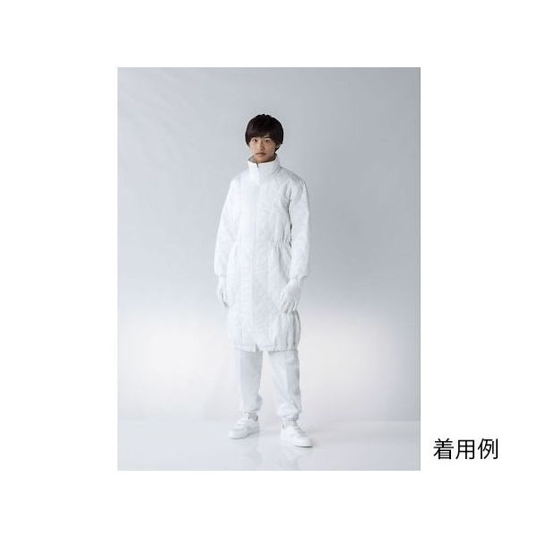 東洋リントフリー 防寒コート 白 3L FD2001-01 1枚 64-8905-07（直送品）