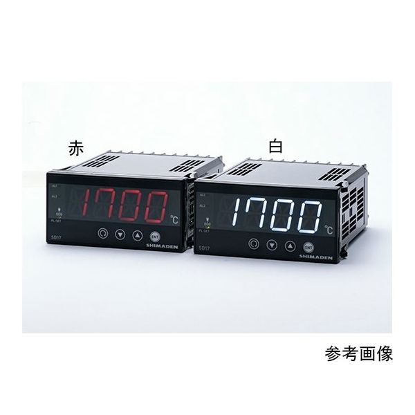 シマデン ディジタル指示計(白色、警報付、マルチ入力用) SD17-890-10010 1個 64-8909-83（直送品）