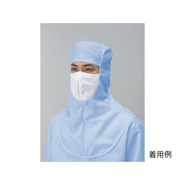 東洋リントフリー オートクレーブ対応目出しフード 青 M FP4003-02 1枚 64-8905-13（直送品）