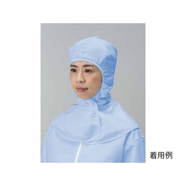 東洋リントフリー オートクレーブ対応顔出しフード 青 LL FP4002-02 1枚 64-8905-21（直送品）