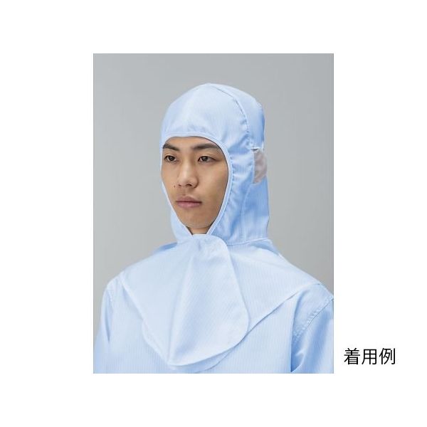 東洋リントフリー 着用快適ツバ無しフード 青 M FX4005-02 1枚 64-8905-31（直送品）