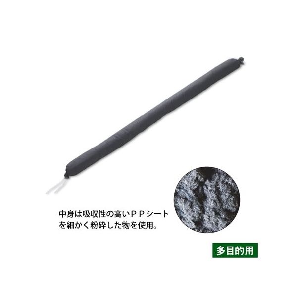 湘南ワイパーサプライ Oilguard ソックス 9782 薬品用 直径8cm×長さ120cm 721024 1箱(12本)（直送品）