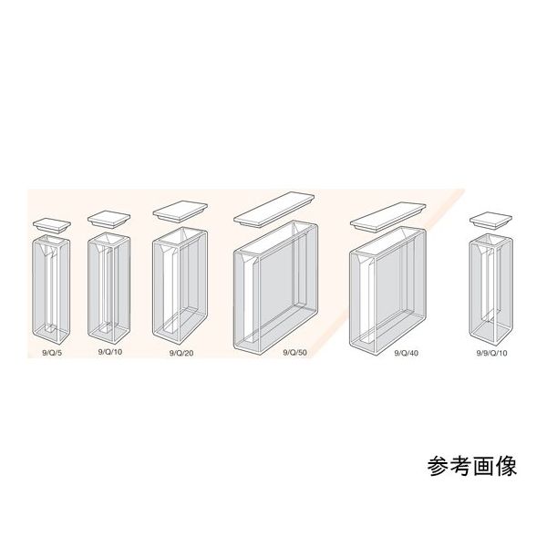 Starna Scientific セミマイクロ石英セル 光路長:10mm 1.160mL 9/9/Q/10 1個 64-8934-07（直送品）