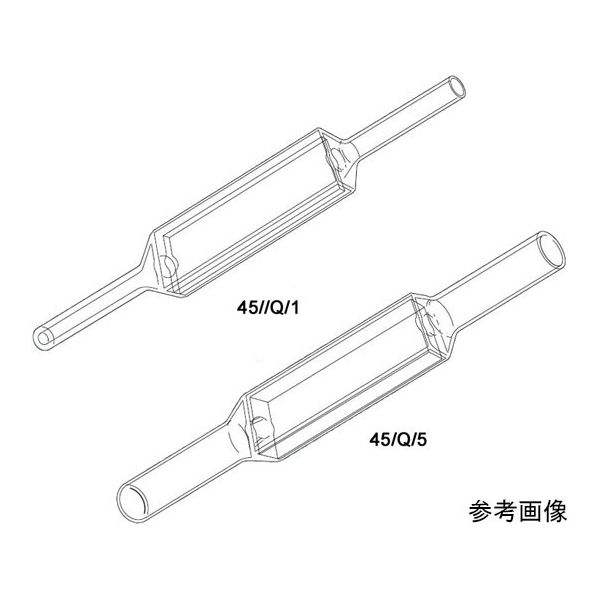 Starna Scientific インライン顕微鏡用フロー石英セル 光路長:5.0mm 4.000mL 45/Q/5 1個（直送品）