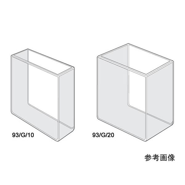比色計セル 窓材質:光学ガラス(334ー2500nm) 光路長:40mm 100.000mL 93/G/40 1個（直送品）