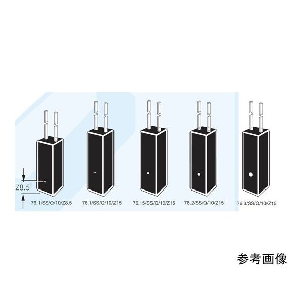 丸窓HPLCフロー石英セル ステンレスチューブ付き 光路長:10mm Z高さ:8.5mm 0.008mL 76.1/Q/10/Z8.5 1個（直送品）