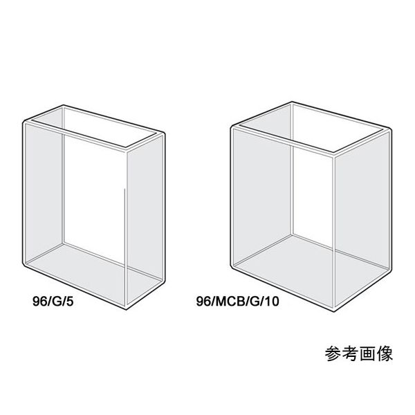 比色計/吸光光度計セル 試料室幅24mm 窓材質:光学ガラス(334ー2500nm) 光路長:2.5mm 1.800mL 96/G/2.5（直送品）
