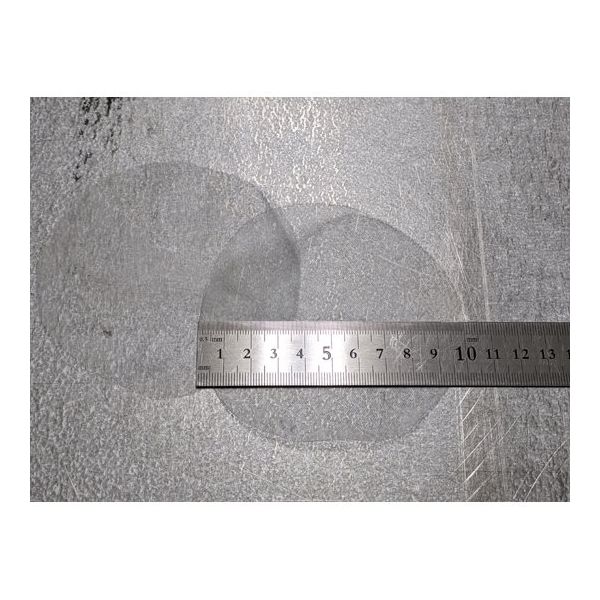 アズワン 丸型テフロンメッシュ（PFA） Φ100mm 60メッシュ 線径110μ目開き313μ