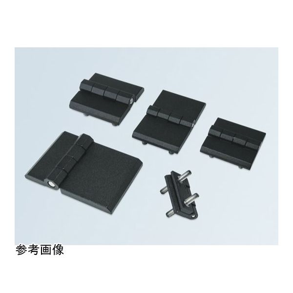 アズワン フラットヒンジ ブラック 穴なし 64-9052-17 1個（直送品）