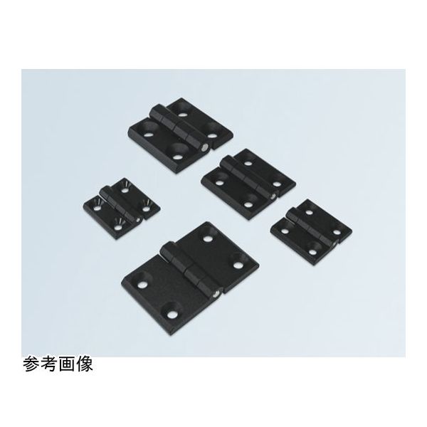 アズワン フラットヒンジ ブラック 穴付 64-9052-22 1個（直送品）