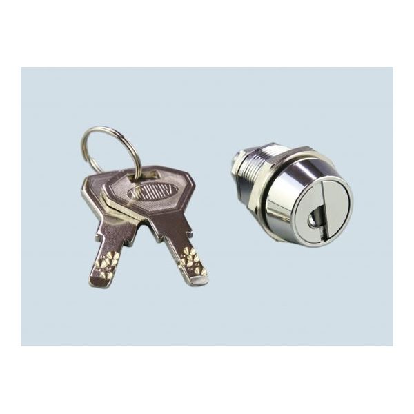 アズワン 防水シリンダー錠(シャッター付) 64-9057-74 1個（直送品）