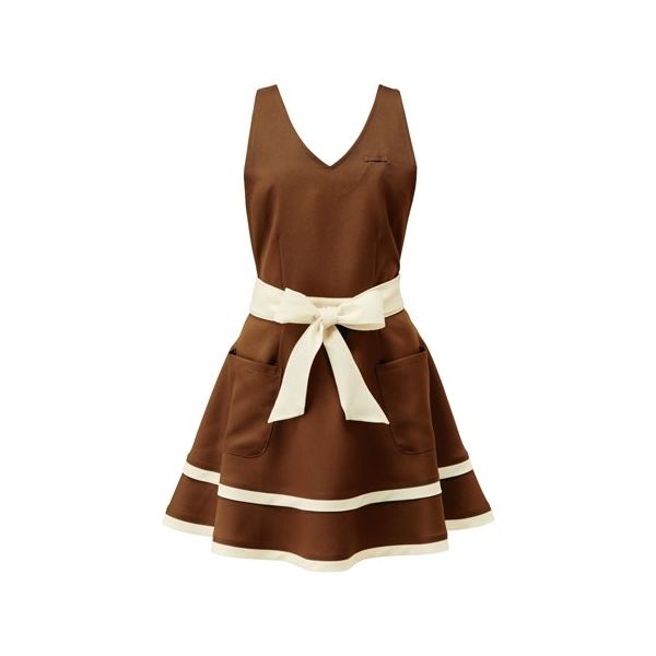 ボストン商会 ムネアテエプロン チャ F 00916 1枚 64-9066-68（直送品）