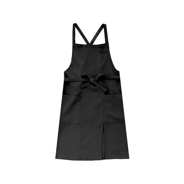 ボストン商会 ムネアテエプロン クロ F 00900 1枚 64-9066-58（直送品）