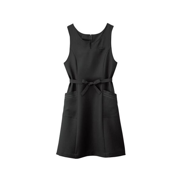 ボストン商会 エプロンドレス クロ M 00907 1枚 64-9066-59（直送品）