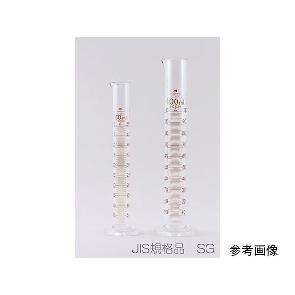 宮原計量器製作所 メスシリンダー 250mL JIS クラスA mc250 1個 64-9087-74（直送品）
