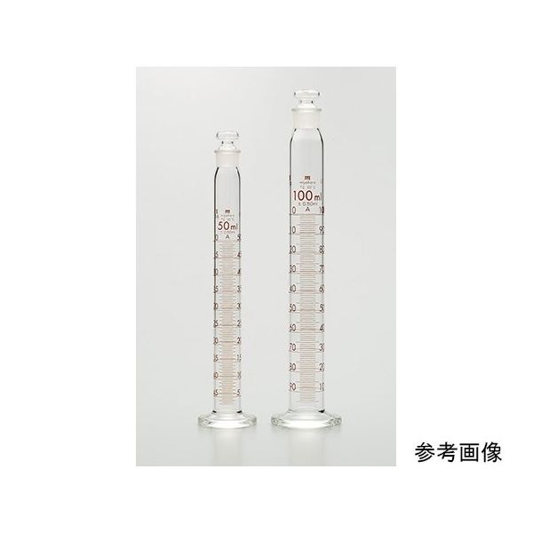 宮原計量器製作所 有栓メスシリンダー 2000mL JIS クラスA mcs2000 1個 64-9087-89（直送品）
