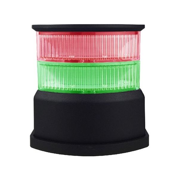 日機 積層式ミニアラームライト 2段タイプ DC12V NLA65DC122B7KRG 1台 64-9179-40（直送品）