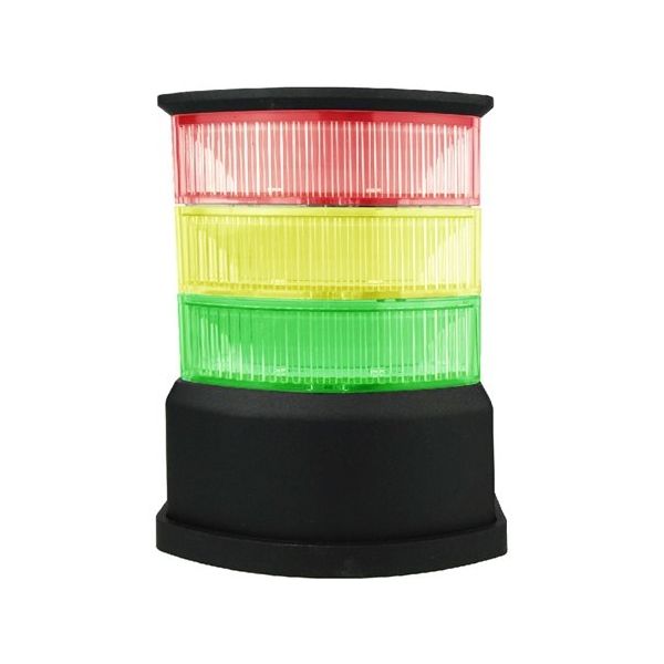 日機 積層式ミニアラームライト 3段タイプ DC12V NLA65DC123B7KRYG 1台 64-9179-41（直送品）