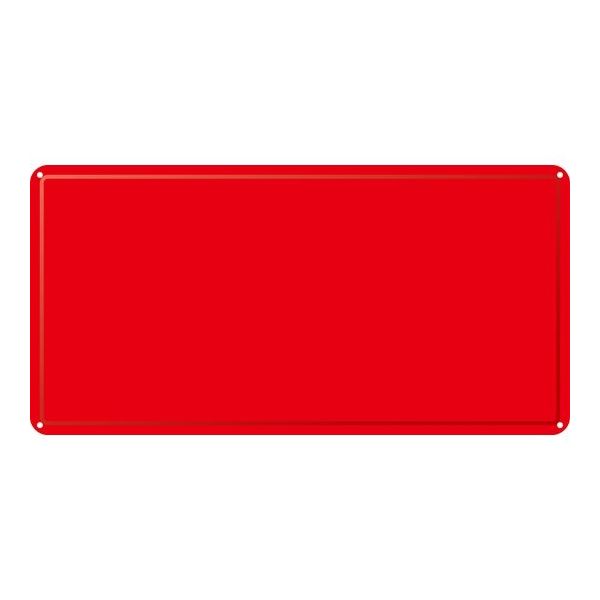 日本緑十字社 消防・危険物標識 ステンレス無地板 KHYーSS 赤 300×600×0.5mm 明治山型 055602 1枚（直送品）