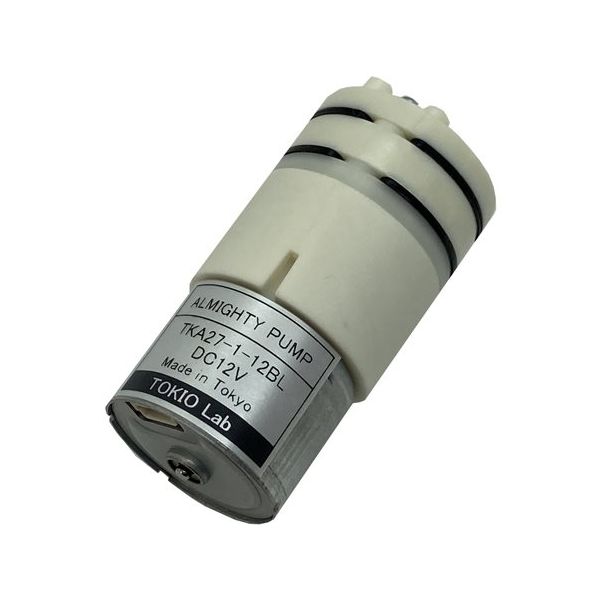 藤沢工業 小型DCダイヤフラムポンプ 吸引ポンプ 吐出ポンプ 液体ポンプ DC12V 0 TKA27-1-12BL 1個 64-9500-65（直送品）