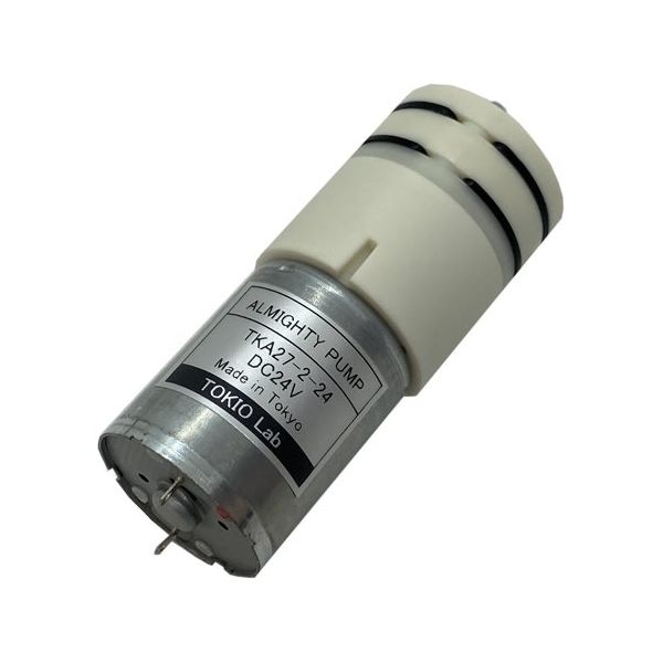 藤沢工業 小型DCダイヤフラムポンプ 吸引ポンプ 吐出ポンプ 液体ポンプ DC24V 0 TKA27-2-24 1個 64-9500-74（直送品）
