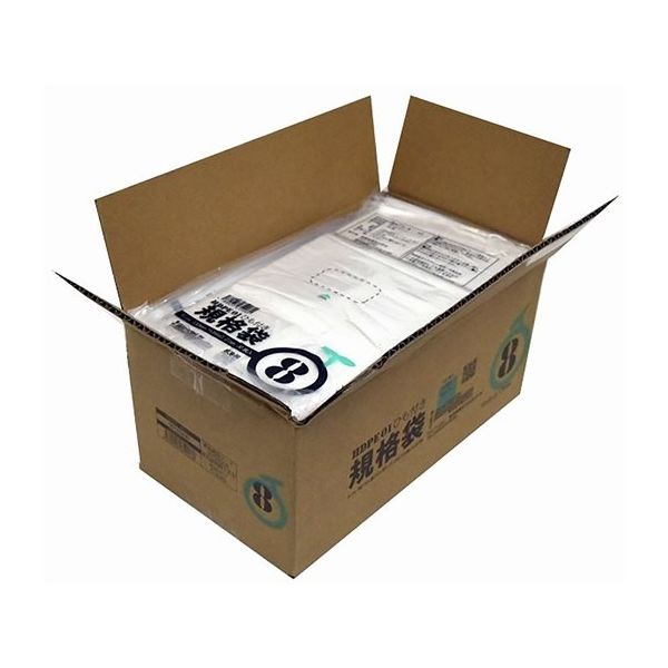 紺屋商事 小箱売:ひも付ポリ袋 01透明 8号 100枚×50冊入 00723308 1箱(5000枚) 64-9608-21（直送品）