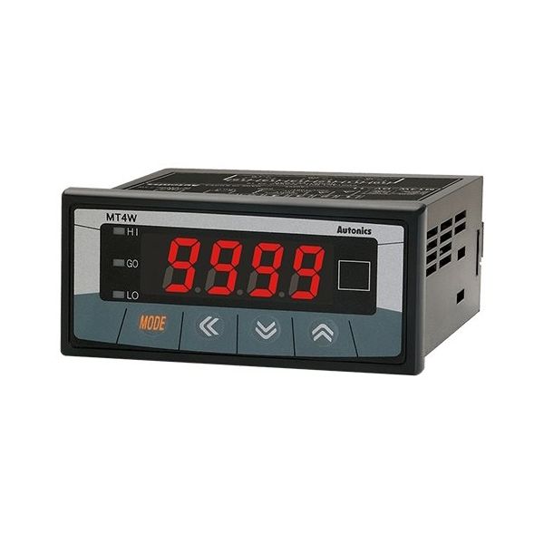 オートニクス デジタルパネルメータ (AC500V/AC100~240V) MT4W-AV-4N 1個 64-9616-77（直送品） 8,477円