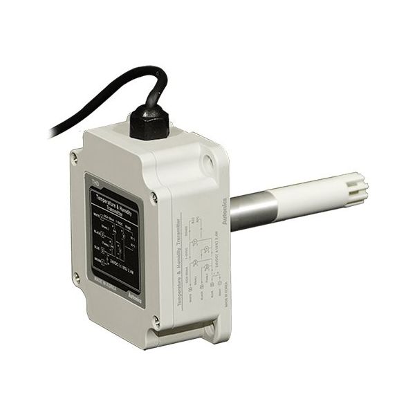 オートニクス 温度・湿度調節器 (無表示ダクトマウント/100mm/RS485通信出力) THD-D1-T 1個 64-9612-84（直送品）