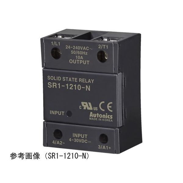 オートニクス 単相防熱版分離型ソリッドステート・リレー (25A/AC24~240) SR1-1225-N 1個 64-9613-16（直送品）