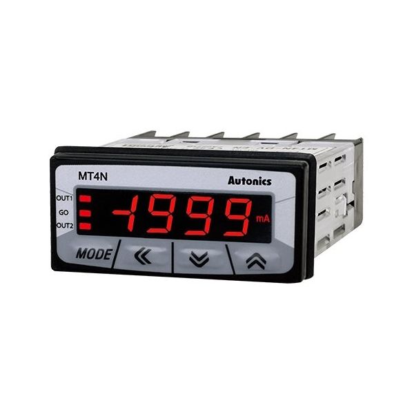 オートニクス 小型デジタルパネルメータ (DC250mA/AC100~240V) MT4N-DA-4N 1個 64-9617-28（直送品）