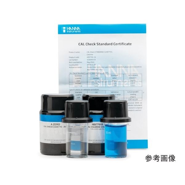 ハンナ インスツルメンツ・ジャパン 遊離塩素HR/全塩素HR用バリデーター HI 97734-11 1箱 64-9634-85（直送品）