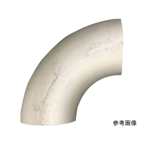 山脇産業 エルボ(ステンレス製・SUS304)90度 101.6mm 88.9mm AR-101 1本 64-9730-48（直送品）