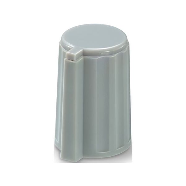 サトーパーツ モールドツマミΦ6.0mm用コレットチャック式 グレー K-351-GY 1個 65-0265-02（直送品）