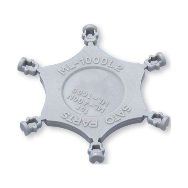 サトーパーツ MLー400ーN、MLー1600用 誤挿入防止モールド グレー ML-1000-L2-GY 1個 65-0265-51（直送品）