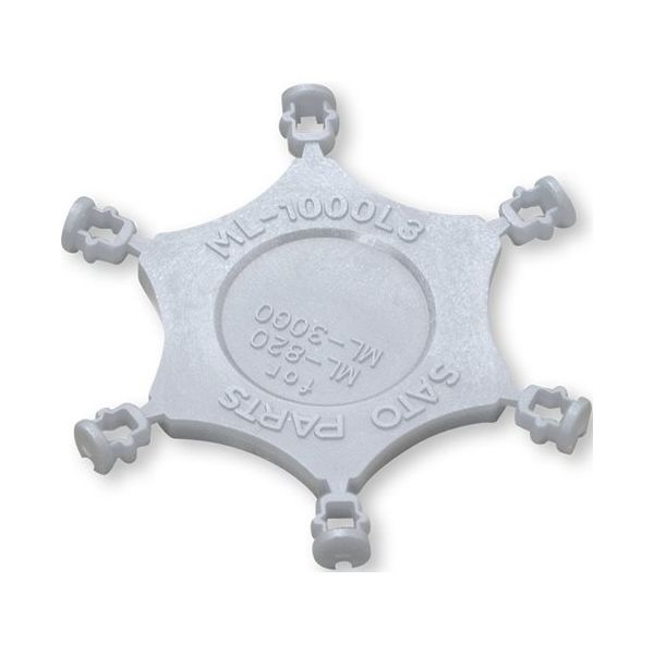 サトーパーツ MLー3000用 誤挿入防止モールド グレー ML-1000-L3-GY 1個 65-0265-53（直送品）
