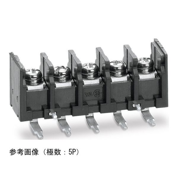 サトーパーツ ネジ式端子台 底面絶縁物無し サポート端子有り