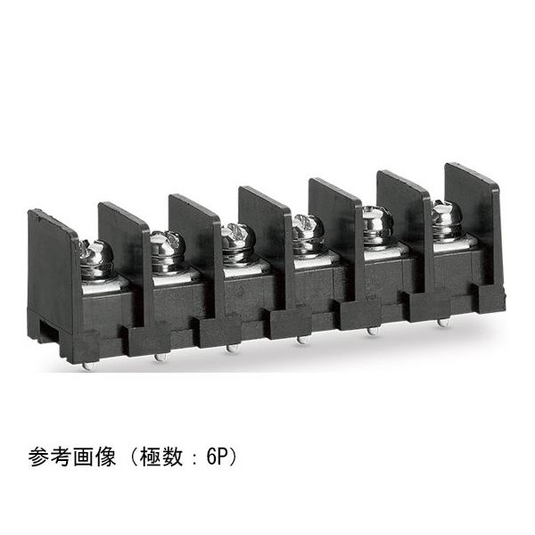 ネジ式端子台 端子間ピッチ10.16mm 底面絶縁物無し PC端子 取付孔無し セムスネジ 19P ML-50-S1BYS-19P 1個（直送品）