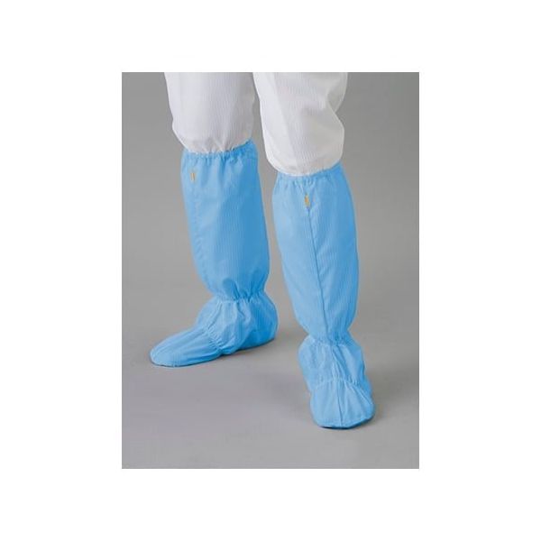 東洋リントフリー オートクレーブ滅菌対応ソックスカバー 青 24cm FP6061-02 24.0 1足 65-0325-88（直送品）