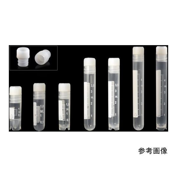 クライオチューブ 1.2mL 自立型 インナーキャップ 500本(50本×10袋) CL1ARBIPSTS 1箱(500個)（直送品）