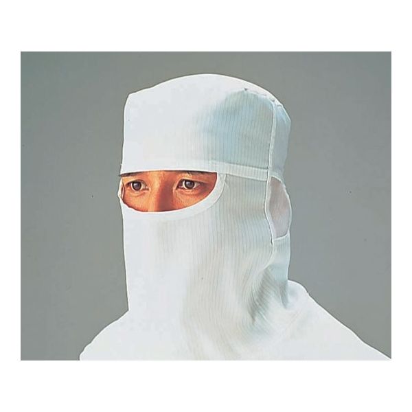 アズワン フェイスカバーフード ホワイト M(クリーン洗浄済) PA1211 CIC 1枚 9-1036-02-77（直送品）