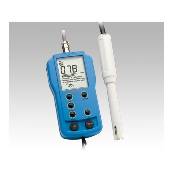 アズワン pH計 本体 青 英語版校正証明書付 HI9811-5N 1台 1-3538-21-56（直送品）