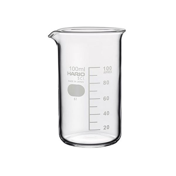 HARIO トールビーカー 100mL 60個入 TB-100 SCI 1箱(60個) 1-7116-22（直送品）