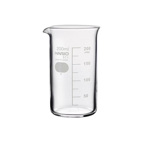 HARIO トールビーカー 200mL 36個入 TB-200 SCI 1箱(36個) 1-7116-23（直送品）