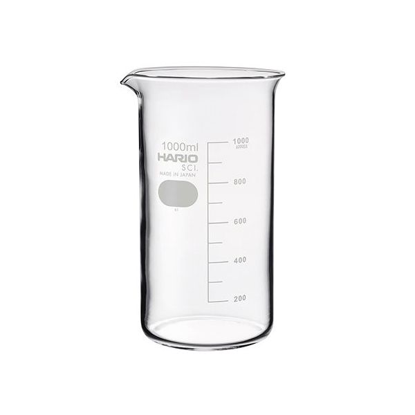HARIO トールビーカー 1000mL 12個入 TB-1L SCI 1箱(12個) 1-7116-26（直送品）