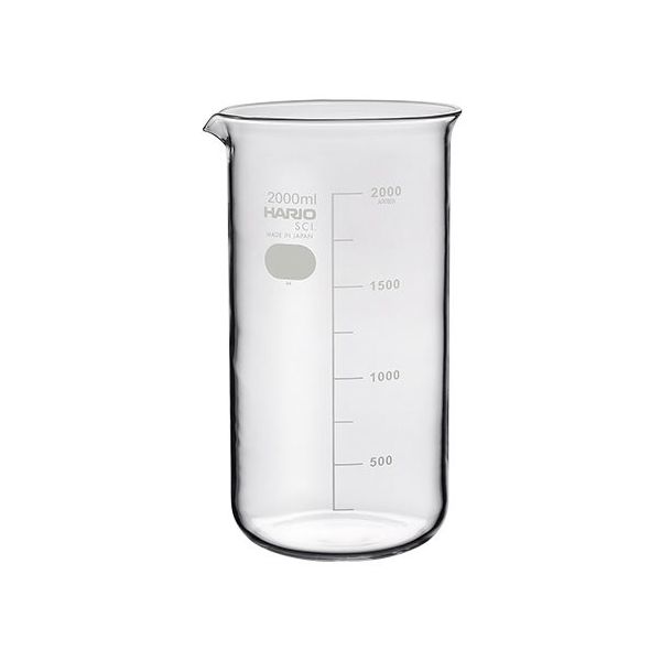 HARIO トールビーカー 2000mL 9個入 TB-2L SCI 1箱(9個) 1-7116-27（直送品）
