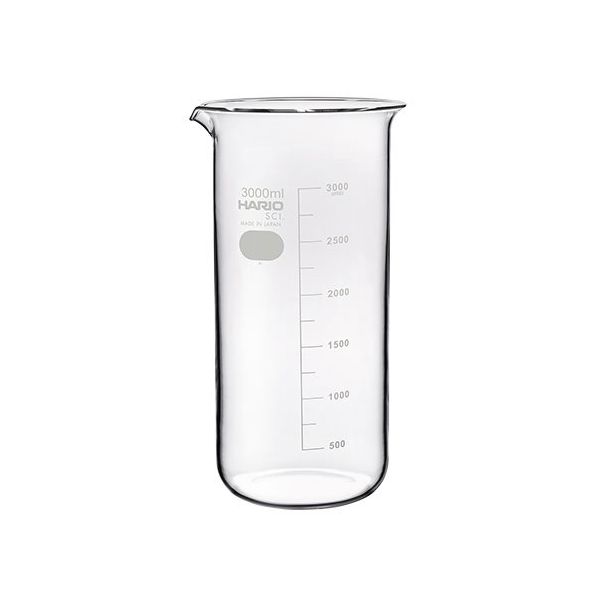 HARIO トールビーカー 3000mL 4個入 TB-3L SCI 1箱(4個) 1-7116-28（直送品）