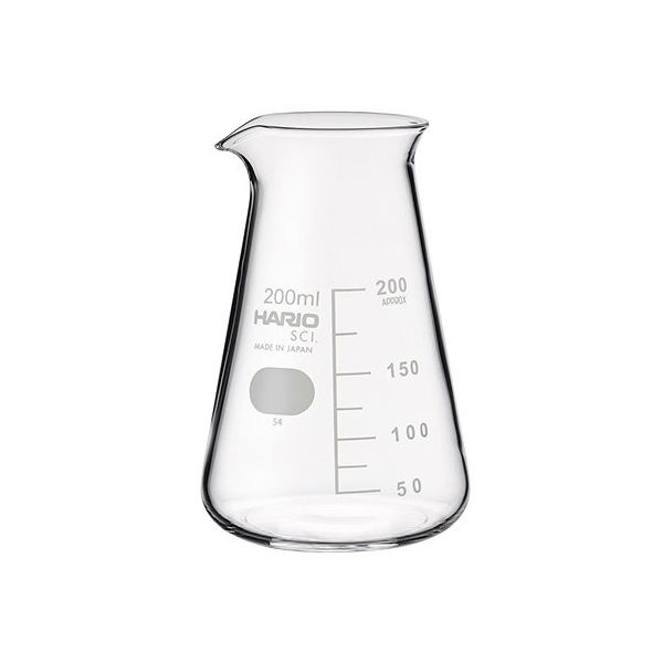 HARIO コニカルビーカー 200mL 36個入 CB-200 SCI 1箱(36個) 1-7117-23（直送品）
