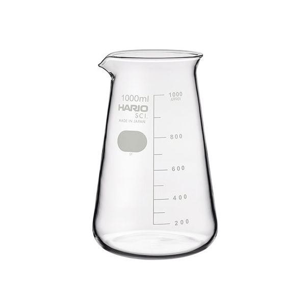 HARIO コニカルビーカー 1000mL 12個入 CB-1L SCI 1箱(12個) 1-7117-26（直送品）